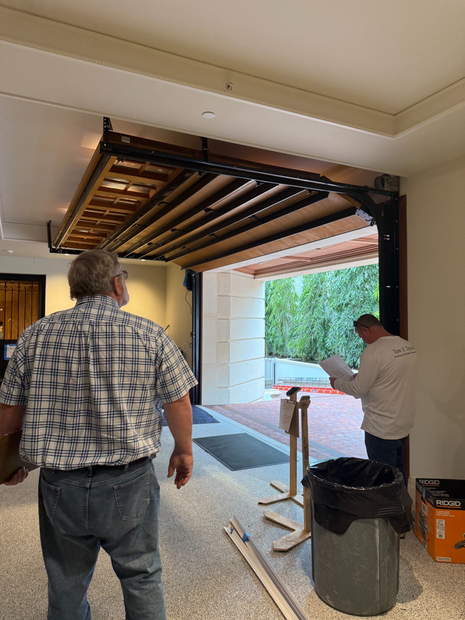 Tew & Taylor inspectors coordinating an active site inspection